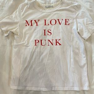 Zara t-shirt, white, medium